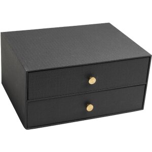 Exacompta Box 2 zásuvky OfficeByMe černá