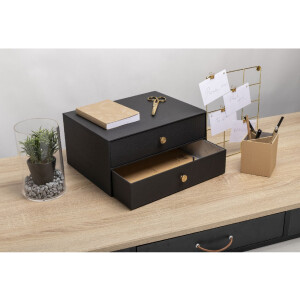 Exacompta Box 2 zásuvky OfficeByMe černá