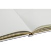 Exacompta Kniha návštěv Ringflower White Gold s ozdobou 100 stran 27x22 cm