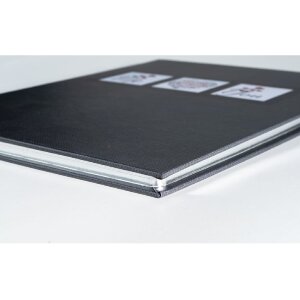 Exacompta 47681E Kniha návštěv ME & YOU 27x22 cm 100 stran zlaté lemování černá
