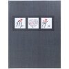 Exacompta 47681E Kniha návštěv ME & YOU 27x22 cm 100 stran zlaté lemování černá