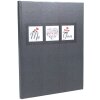 Exacompta 47681E Kniha návštěv ME & YOU 27x22 cm 100 stran zlaté lemování černá