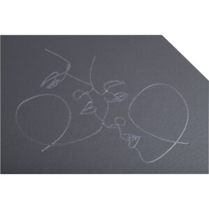 Exacompta 47688E Kniha návštěv 100 stran 27x22cm barva slonové kosti černá