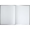 Exacompta 47688E Kniha návštěv 100 stran 27x22cm barva slonové kosti černá