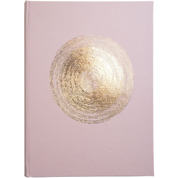 Exacompta 47983E Kniha návštěv Ellipse Pink 100 stran zlatá 27x22 cm