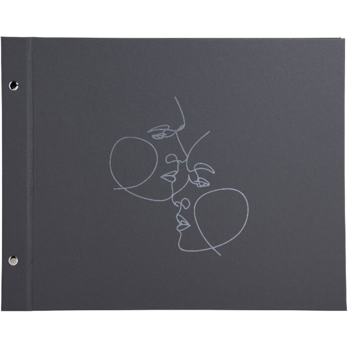 Exacompta 60248E Šroubovací album 40 stran černé 37x29cm Art black