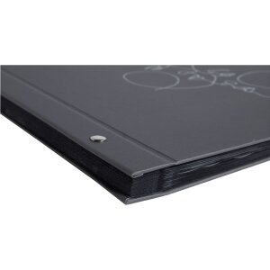 Exacompta 60248E Šroubovací album 40 stran černé 37x29cm Art black
