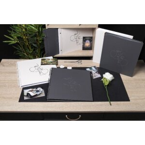 Exacompta 60248E Šroubovací album 40 stran černé 37x29cm Art black