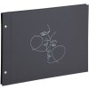 Exacompta 60248E Šroubovací album 40 stran černé 37x29cm Art black