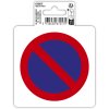 Exacompta 67057E Samolepicí značka zákazu stání 10x10 cm červená PVC
