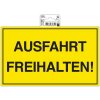 Exacompta 67065B Značka Keep exit clear 25x15 cm PVC žlutá/černá