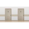 Exacompta informační cedule samolepicí hliníkový vzhled vertikální muži 16,5x4,4cm