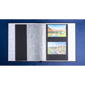 Exacompta 17601E Kroužková mechanika fotoalba 60 černých stran