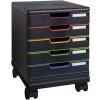 Exacompta 326714D Kolečka pro zásuvkové boxy Modulo Black Office