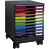Exacompta 326714D Kolečka pro zásuvkové boxy Modulo Black Office