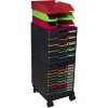 Exacompta 326714D Kolečka pro zásuvkové boxy Modulo Black Office