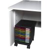 Exacompta 326714D Kolečka pro zásuvkové boxy Modulo Black Office