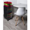 Exacompta 326714D Kolečka pro zásuvkové boxy Modulo Black Office