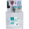 Exacompta 89258D Uzamykatelná urna 21x21x21cm s krytem hlavy A5 křišťálová
