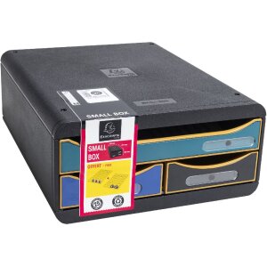 Exacompta zásuvkový box se 3 zásuvkami Neo Deco Small Box v různých barvách
