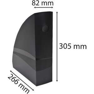 Exacompta 182014D Pořadač na časopisy MAG-CUBE ECOBlack Černý plast A4+