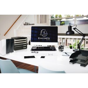 Exacompta 182014D Pořadač na časopisy MAG-CUBE ECOBlack Černý plast A4+