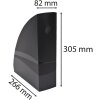 Exacompta 182014D Pořadač na časopisy MAG-CUBE ECOBlack Černý plast A4+