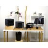 Exacompta 182014D Pořadač na časopisy MAG-CUBE ECOBlack Černý plast A4+