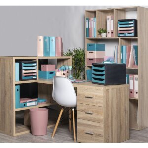 Exacompta 31034D Big Box zásuvkový box 4 zásuvky Skandi pacific blue A4+