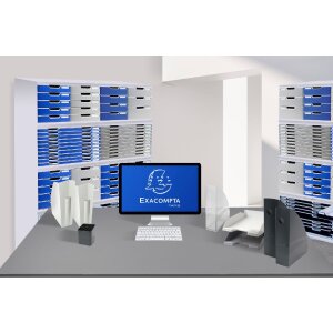 Exacompta 3501440D Flex Box Office černá šedá