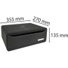 TOOLBOX 317714D Úložný modul 1 zásuvka Černá
