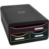 Exacompta 311914D SMALL-BOX se 3 zásuvkami Black Office Black Harlequin