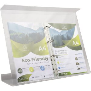Exacompta 81458D Stolní čtecí stůl A3 s kroužkovým mechanismem křišťálový