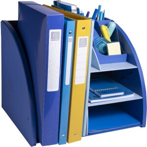 Exacompta 394202D Stolní organizér Bee Blue Námořnická modrá Světle modrá