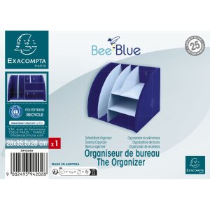 Exacompta 394202D Stolní organizér Bee Blue Námořnická modrá Světle modrá