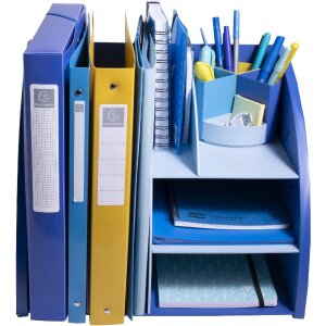 Exacompta 394202D Stolní organizér Bee Blue Námořnická modrá Světle modrá