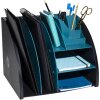 Exacompta 394505D Stolní organizér Neo Deco černo-modro-zelený