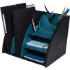 Exacompta 394505D Stolní organizér Neo Deco černo-modro-zelený