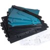 Exacompta 394505D Stolní organizér Neo Deco černo-modro-zelený
