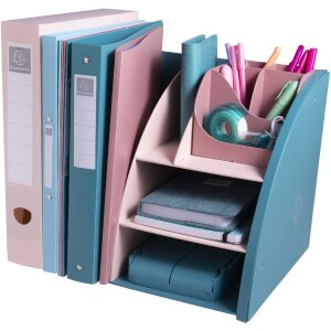 Exacompta 394606D Stolní organizér Skandi Pacific Blue Nude