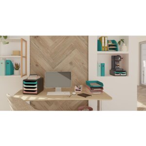 Exacompta 394606D Stolní organizér Skandi Pacific Blue Nude