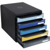 Exacompta 3094202D Zásuvkový box Big Box Plus 5 zásuvek Bee Blue