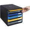 Exacompta 3094202D Zásuvkový box Big Box Plus 5 zásuvek Bee Blue