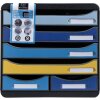 Exacompta 3124202D Zásuvkový box BIG BOX MAXI 6 zásuvek Bee Blue