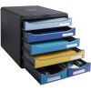 Exacompta 3124202D Zásuvkový box BIG BOX MAXI 6 zásuvek Bee Blue