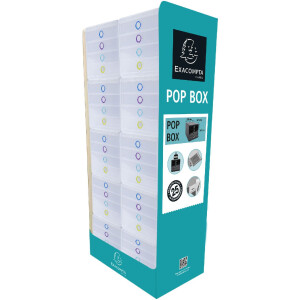 Exacompta Chromaline zásuvkový box 4 zásuvky POP-BOX na dokumenty A4+