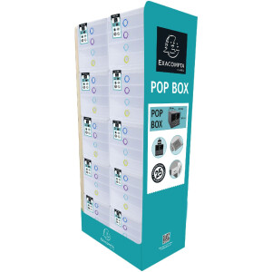 Exacompta Chromaline zásuvkový box 4 zásuvky POP-BOX na dokumenty A4+