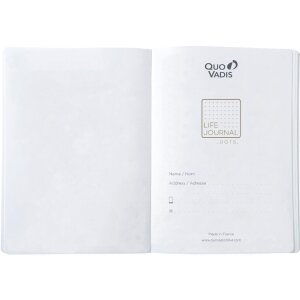 Quo Vadis Life Journal Blue 15x21 cm Clairefontaine papír Tečkované tečky