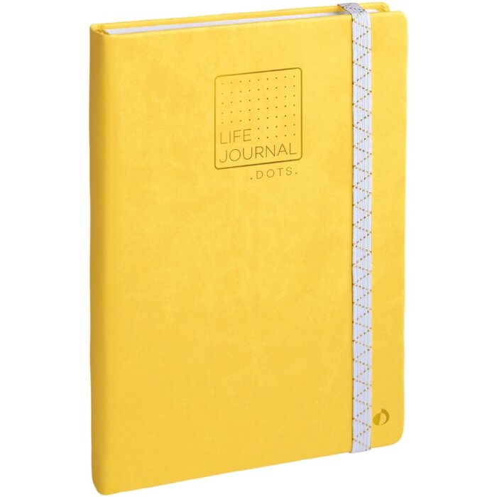 Quo Vadis Life Journal Dots Notebook Yellow 15x21 cm papír Clairefontaine