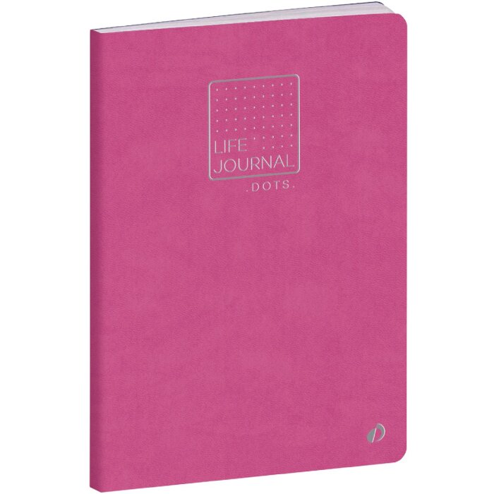 Quo Vadis Life Journal Dots Notebook Pink 15x21 cm papír Clairefontaine